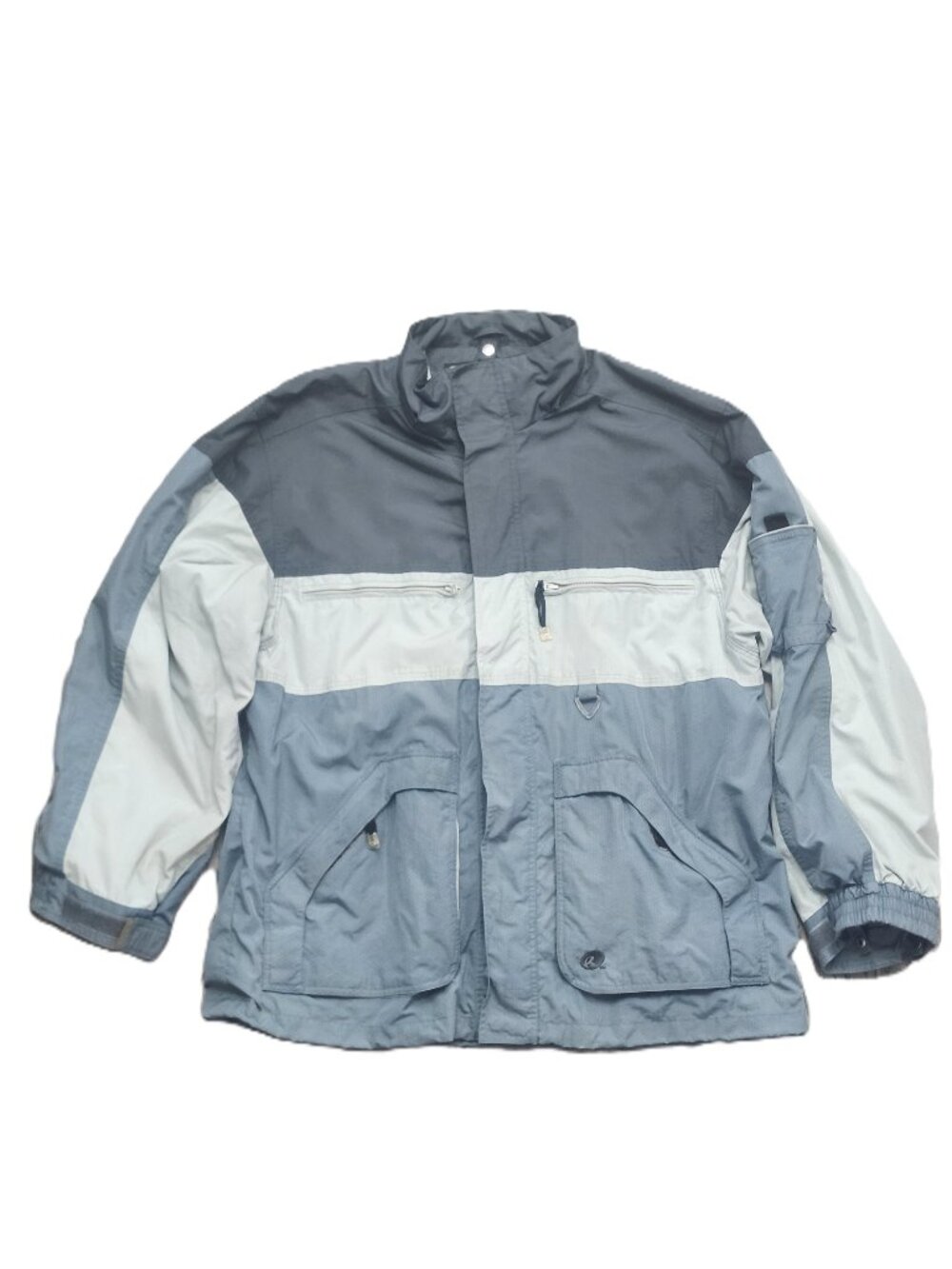Ripzone Outdoor Shell Jacket – Men’s XL – Grey/Blue